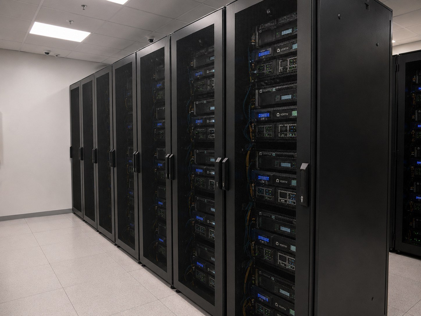 Top Tech Solutions USA UPS equipment room in a South Florida data center