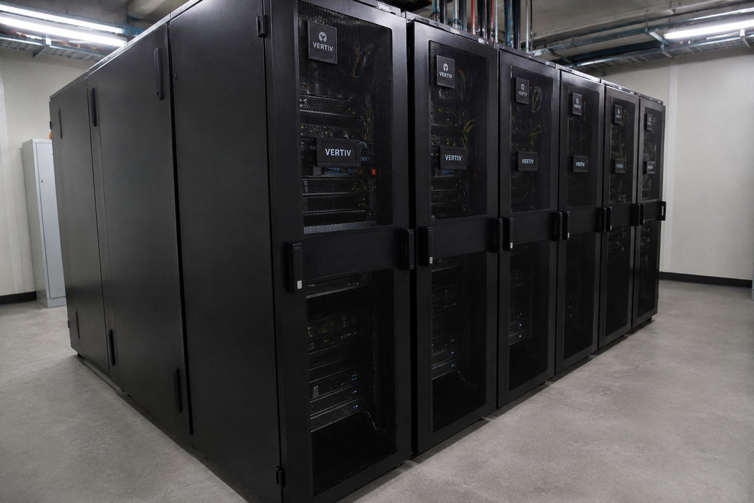 Top Tech Solutions USA Vertiv UPS in a critical power room